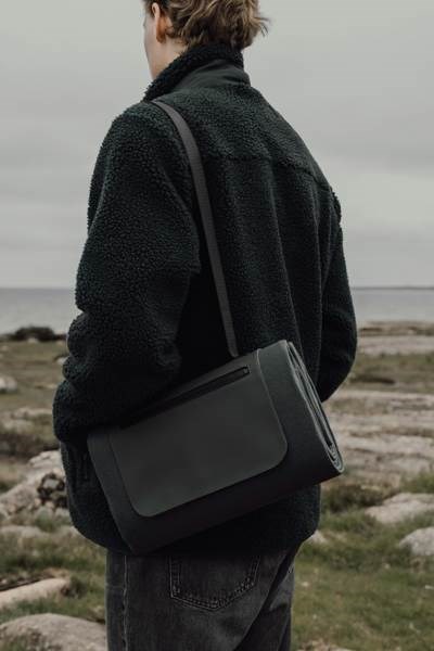 Obrázky: Zelená pikniková deka s dlouhým popruhem, Obrázek 4