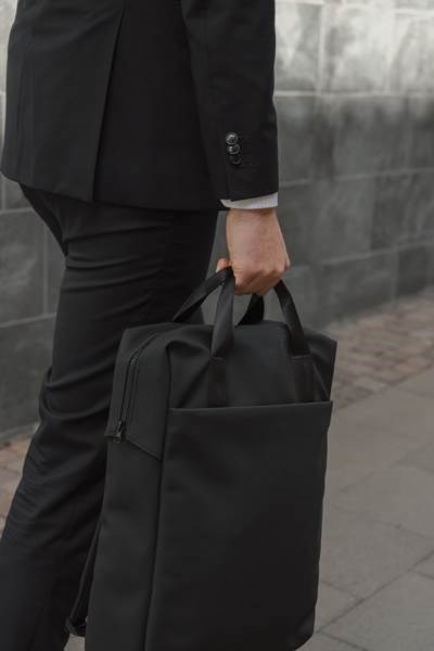 Obrázky: Taška/batoh VINGA z RCS, nastav. popruhy, černá, Obrázek 13