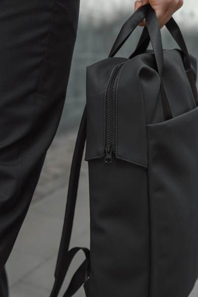 Obrázky: Taška/batoh VINGA z RCS, nastav. popruhy, černá, Obrázek 14