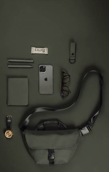 Obrázky: Taška přes rameno VINGA Baltimore z RCS, zelená, Obrázek 3