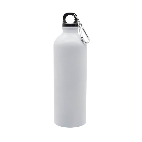 Obrázky: Láhev 800 ml z nerez oceli s karabinou, bílá mat, Obrázek 2
