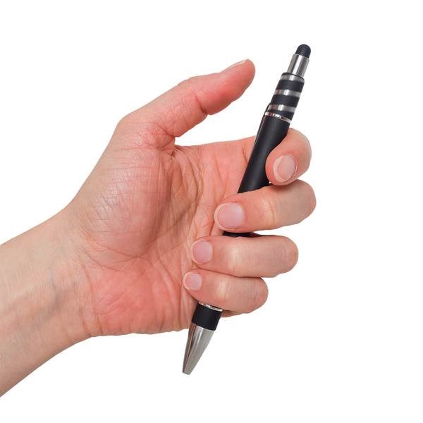 Obrázky: Černé hliníkové pero se stylusem a spinnerem, Obrázek 3