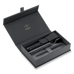 Obrázky: KP PARKER Ingenuity Black BT+ černé kožené pouzdro