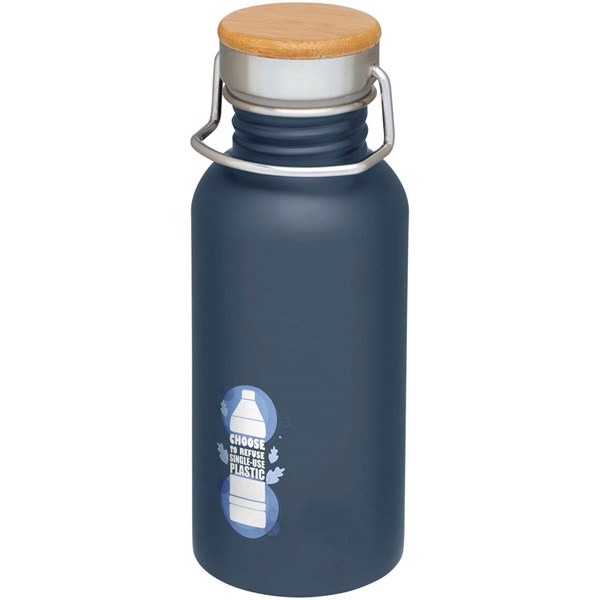 Obrázky: Nerezová sportovní láhev 550ml, modrá, Obrázek 5