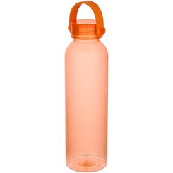 Obrázky: Láhev 630ml-rec. plast, silik. ucho, tr. oranžová