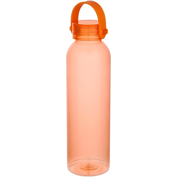 Obrázky: Láhev 630ml-rec. plast, silik. ucho, tr. oranžová