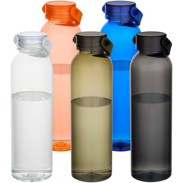 Obrázky: Láhev 630ml-rec. plast, silik. ucho, tr. kr. modrá, Obrázek 4