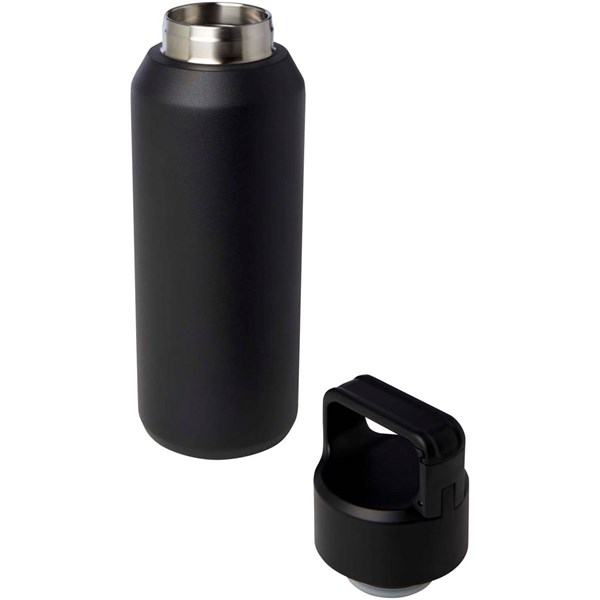 Obrázky: Nerez láhev na vodu 600ml, vakuov. izol., černá, Obrázek 5