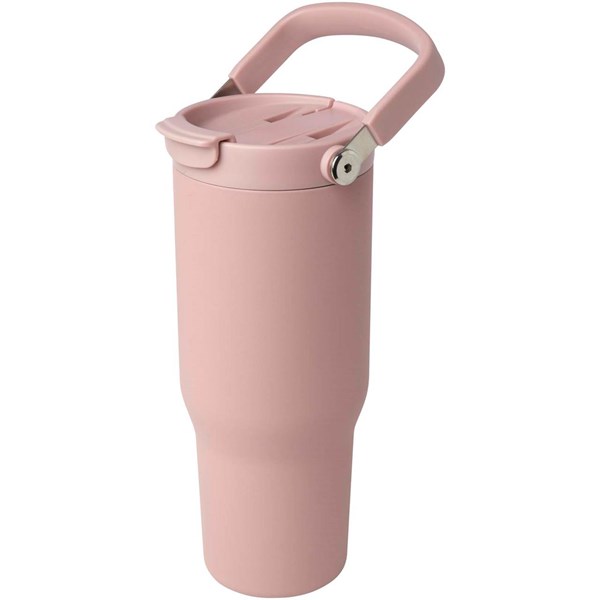 Obrázky: Izolovaný nerezový hrnek 900ml, růžová, Obrázek 8