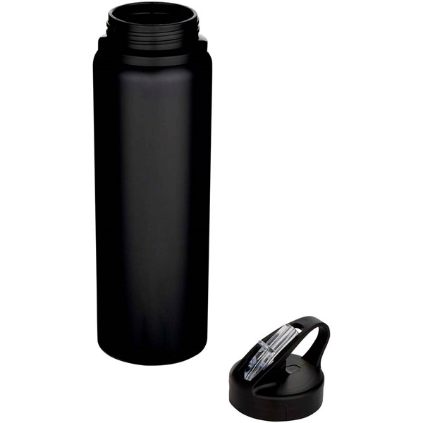 Obrázky: Černá 800ml láhev na vodu z recykl.oceli, Obrázek 3