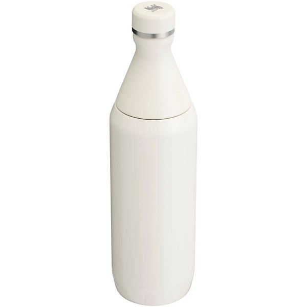 Obrázky: Láhev na vodu 600 ml, dvoudílné víko, krémová, Obrázek 3
