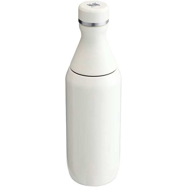 Obrázky: Láhev na vodu 350 ml, dvoudílné víko, krémová, Obrázek 3