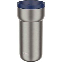 Obrázky: Nerez 375ml termohrnek, modré víčko