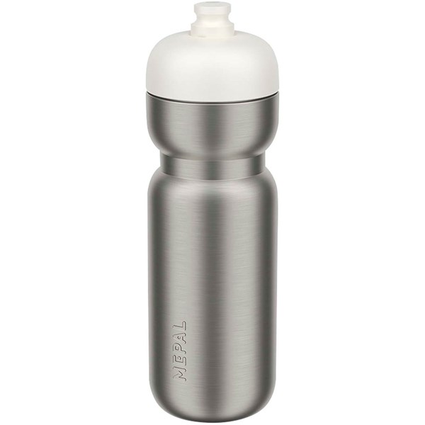 Obrázky: Sportovní nerez termoláhev 800ml, bílé doplňky