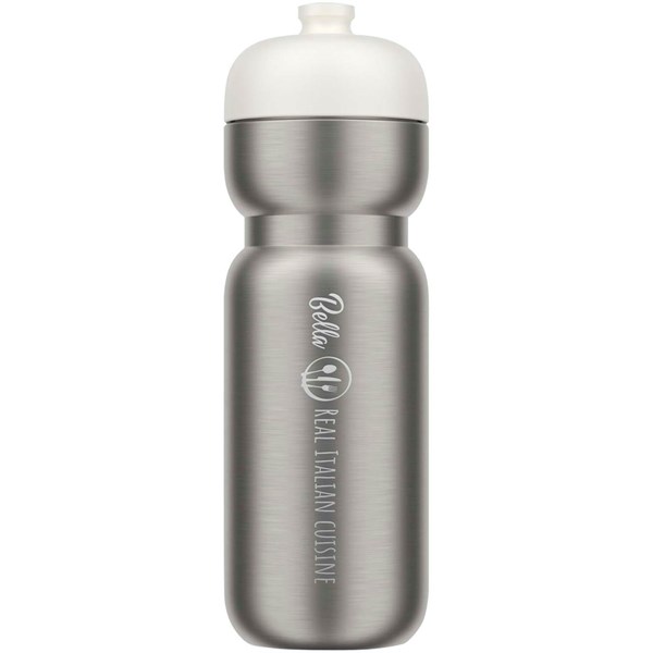 Obrázky: Sportovní nerez termoláhev 800ml, bílé doplňky, Obrázek 2