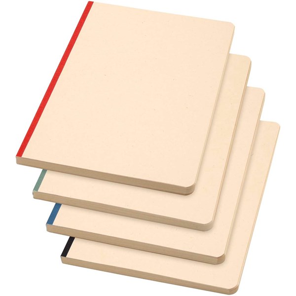 Obrázky: Zápisník A5 s měkkou obálkou RPET, modrá, Obrázek 5