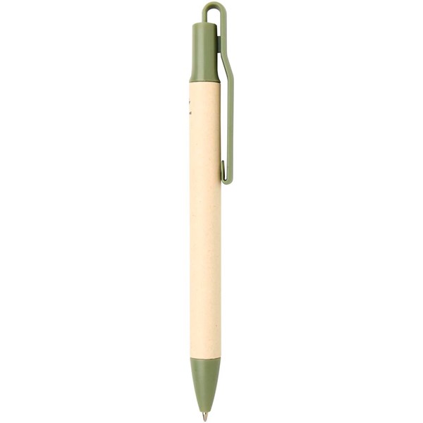 Obrázky: Kulič. pero z třtinového papíru a ABS, zelené, Obrázek 7