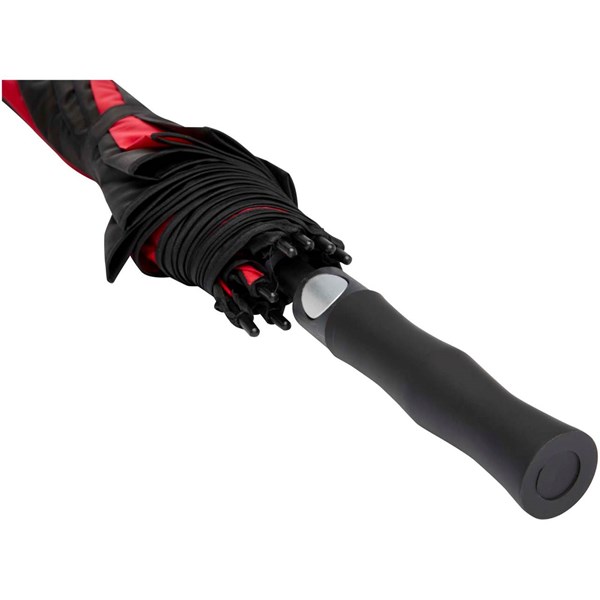 Obrázky: Větruodolný golfový deštník s aut. otev., červený, Obrázek 4