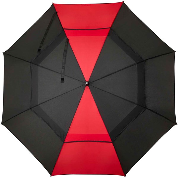 Obrázky: Větruodolný golfový deštník s aut. otev., červený, Obrázek 6