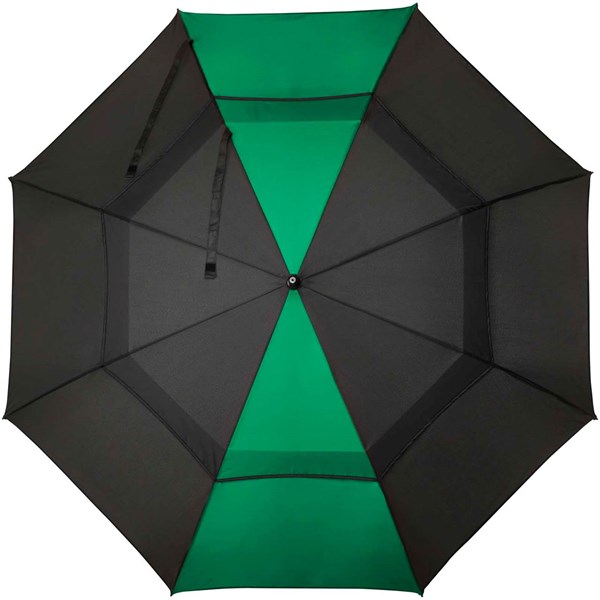 Obrázky: Větruodolný golfový deštník s aut. otev., zelený, Obrázek 6