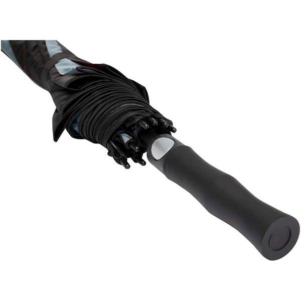 Obrázky: Větruodolný golfový deštník s aut. otev., šedý, Obrázek 4