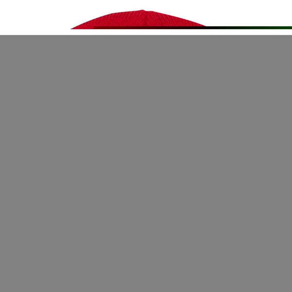 Obrázky: Červená jednoduchá akrylová čepice, Obrázek 4