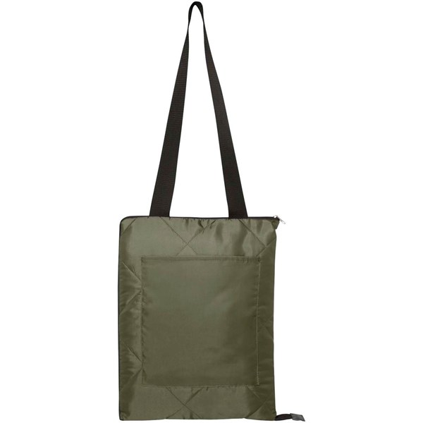 Obrázky: Zelená pikniková deka, rec. GRS PES, dlouhý popruh, Obrázek 5