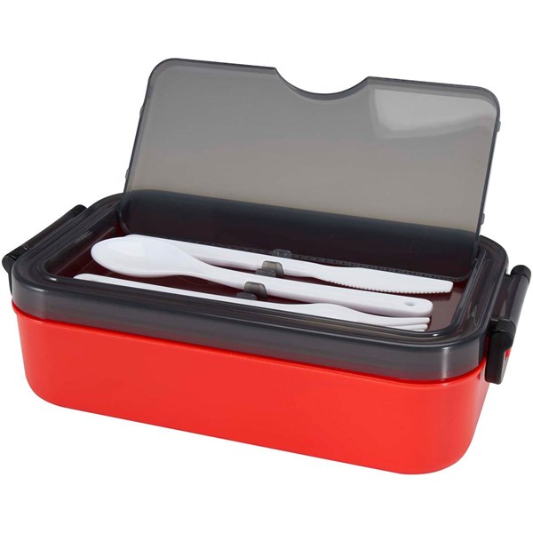 Obrázky: Sada obědového boxu a příborů, červená, Obrázek 3