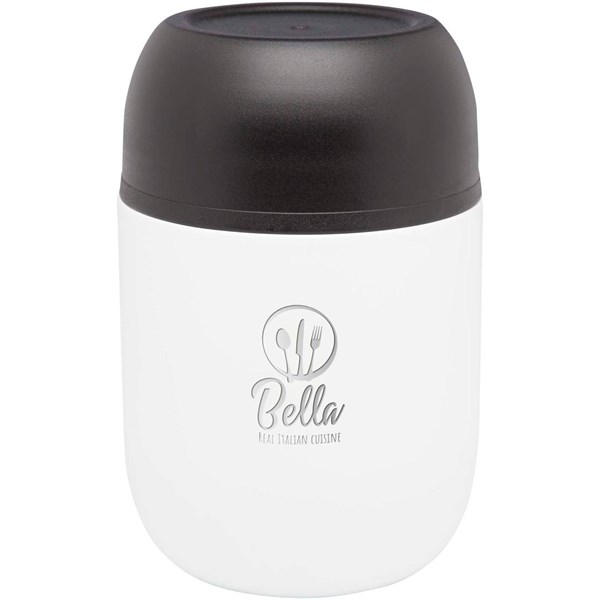 Obrázky: Dvoustěnná termoska z rec. nerez 480 ml, bílá, Obrázek 5