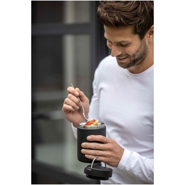 Obrázky: Vakuová rec. nerez dóza na jídlo, 500 ml, bílá, Obrázek 8