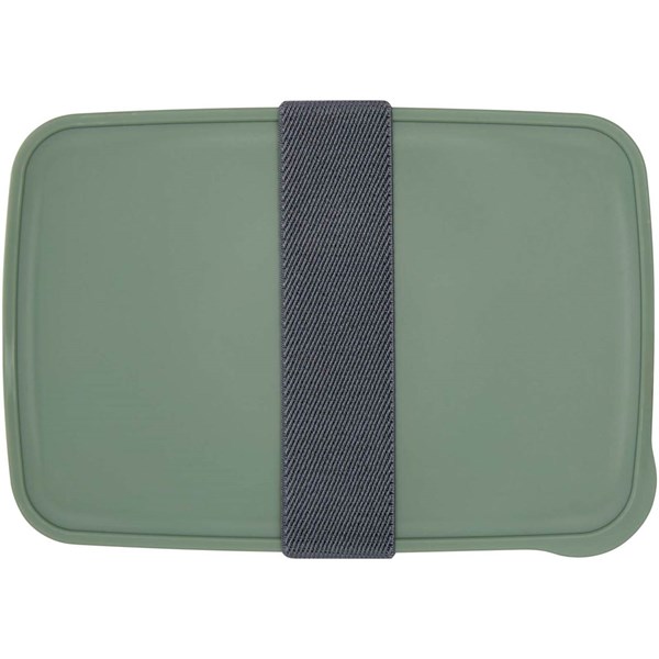 Obrázky: Box na jídlo 800 ml s elast. páskem, vřes. zelená, Obrázek 3