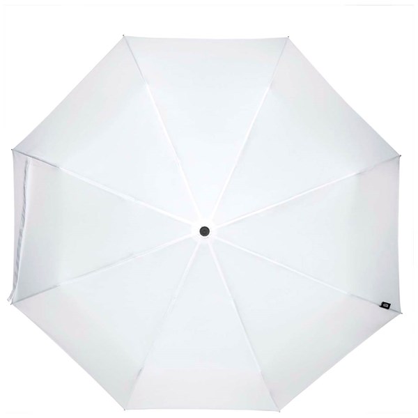 Obrázky: Bílý skládací deštník z RPET, 21
