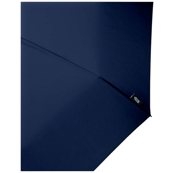 Obrázky: Námořně modrý skládací deštník z RPET, 21