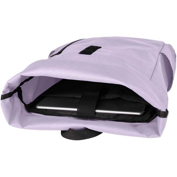 Obrázky: Sv. fialový GRS RPET voděodolný batoh 18 l, Obrázek 5