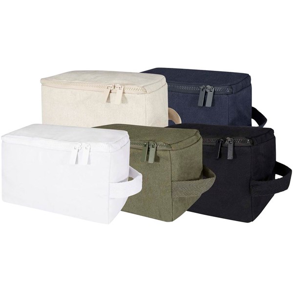 Obrázky: Recyklovaná kosmetická taštička, modrá, Obrázek 5