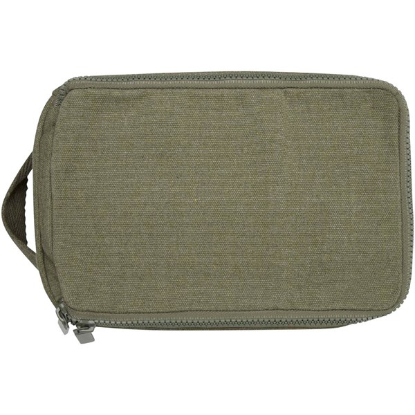 Obrázky: Recyklovaná kosmetická taštička, zelená, Obrázek 3