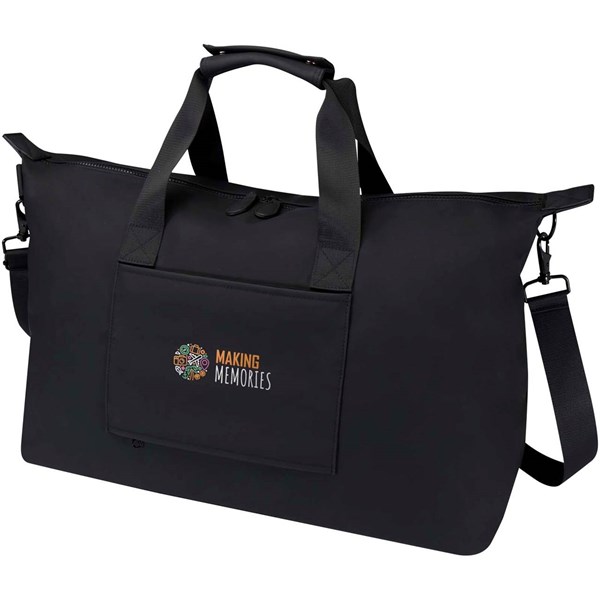 Obrázky: Černá recyklovaná taška na 15,6″ notebook, obj. 36L, Obrázek 7
