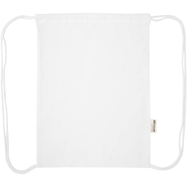 Obrázky: Batoh z recyklovaného GRS 140 g, bílá, Obrázek 5