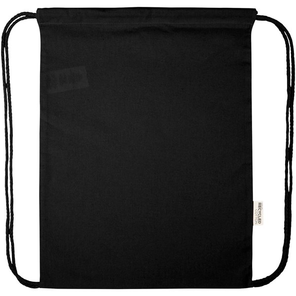 Obrázky: Batoh z recyklovaného GRS 140 g, černá, Obrázek 5