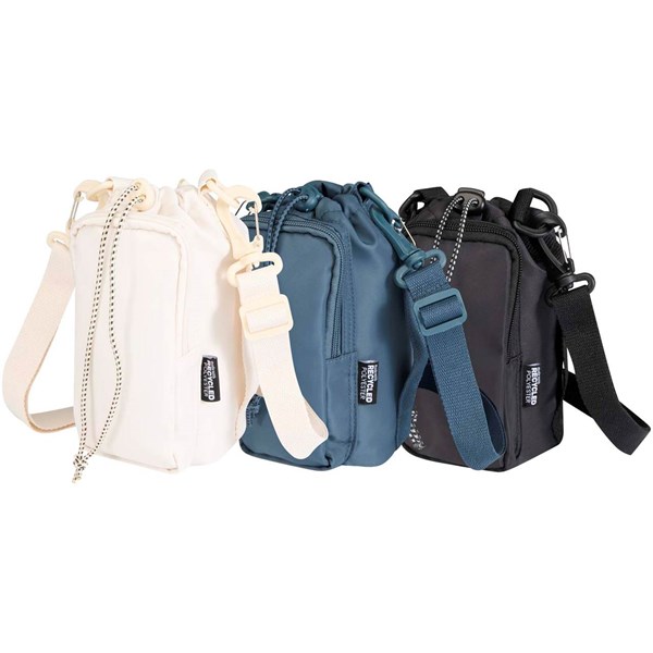 Obrázky: Cestovní taška na láhev z rec.mat., krémově bílá, Obrázek 9