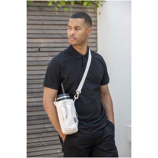 Obrázky: Cestovní taška na láhev z rec.mat., krémově bílá, Obrázek 10