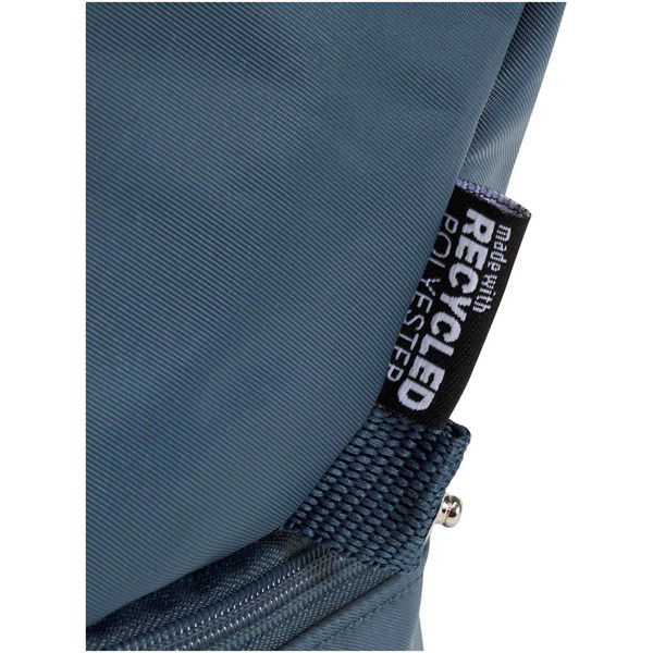 Obrázky: Šedo modrá toaletní taška z rec. mat. o objemu 6L, Obrázek 2