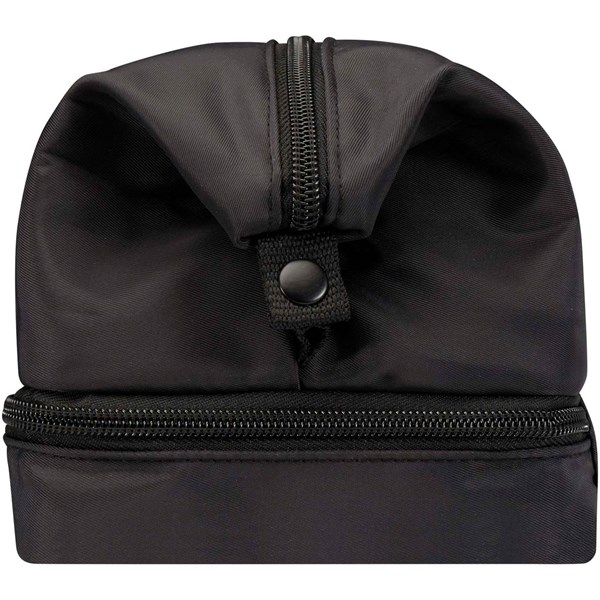 Obrázky: Černá toaletní taška z rec. materiálu o objemu 6L, Obrázek 8