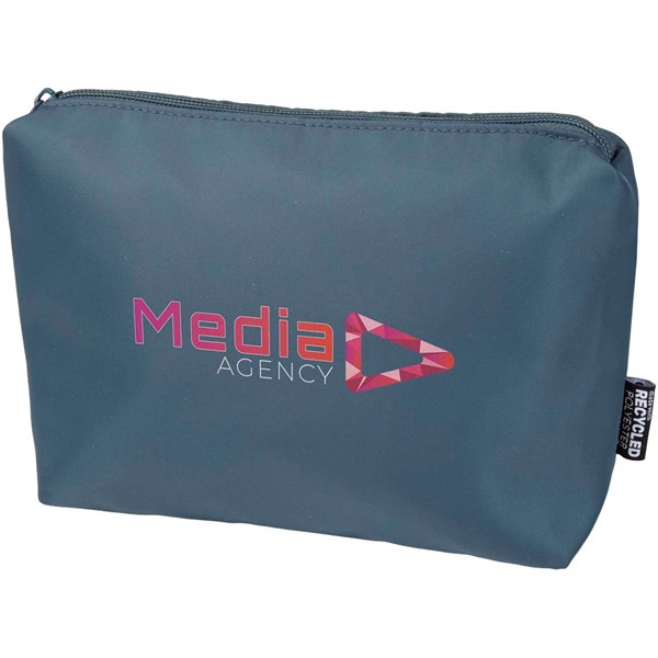 Obrázky: Cestovní taštička na toaletní potřeby, šedo modrá, Obrázek 3