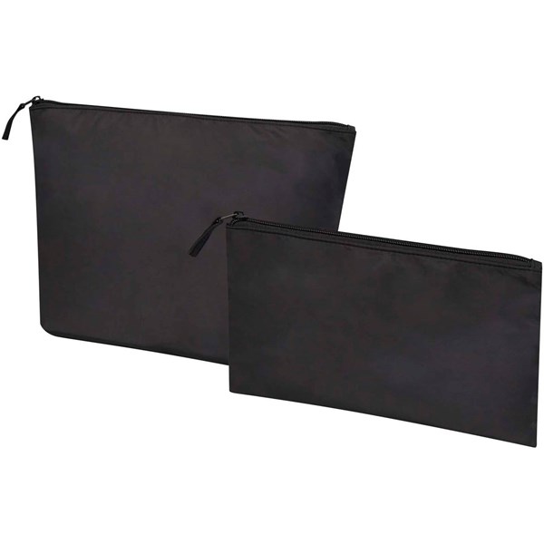 Obrázky: GRS recyklovaná sada toaletních taštiček, černá