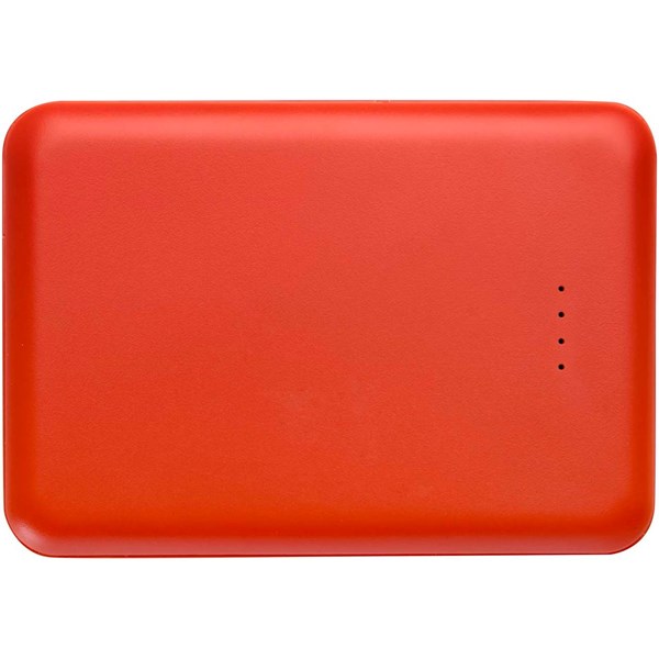 Obrázky: Červená powerbanka 5000mAh typu C z recyk. Plastu, Obrázek 8