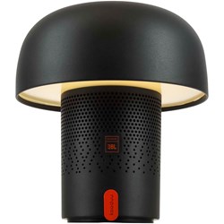 Obrázky: Přenosný reproduktor a lampa JBL, antracitová