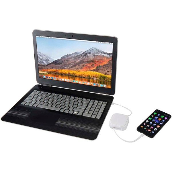 Obrázky: Bílý rolovací datový a 100W rychlonab. kabel 5 v 1, Obrázek 6