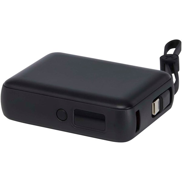 Obrázky: Powerbanka 10 000 mAh 35W s kabelem typu C, černá, Obrázek 5