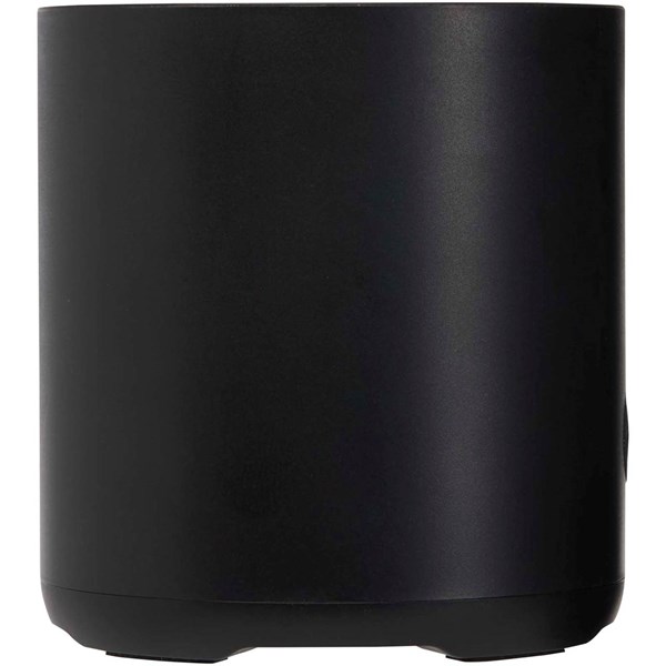 Obrázky: Černý 3W bezdrátový reproduktor z recykl. plastu, Obrázek 2